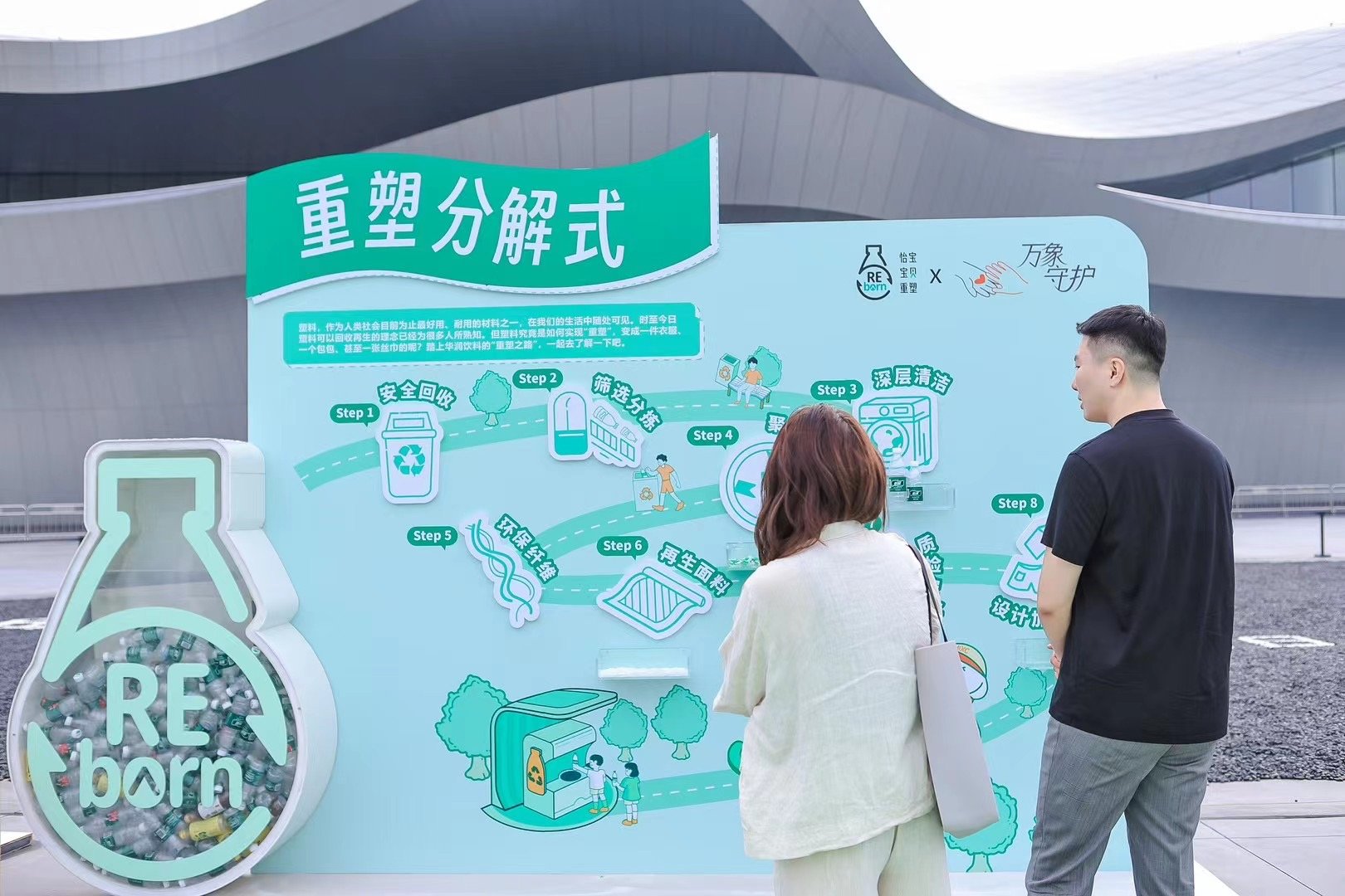 塑料瓶“变身”时尚单品成都这一巡展聚焦循环再生(图3)