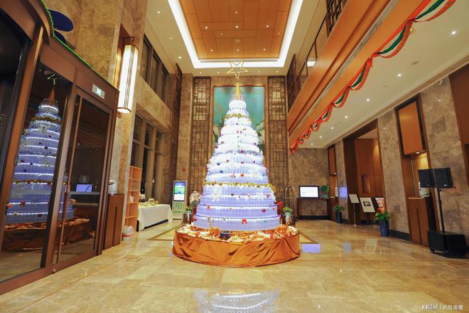 环星璀璨闪耀圣诞合肥盛捷天鹅湖服务公寓2024亮灯仪式圆满举行(图1)