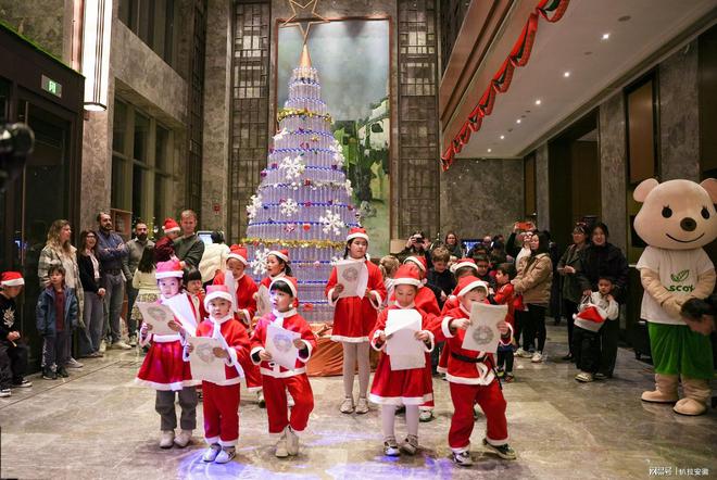 环星璀璨闪耀圣诞合肥盛捷天鹅湖服务公寓2024亮灯仪式圆满举行(图6)