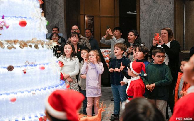 环星璀璨闪耀圣诞合肥盛捷天鹅湖服务公寓2024亮灯仪式圆满举行(图7)