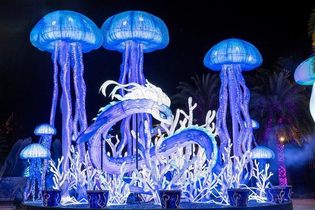 2024亚特兰蒂斯灯会嘉年华跨年夜盛典：璀璨灯组照亮神话之夜(图3)